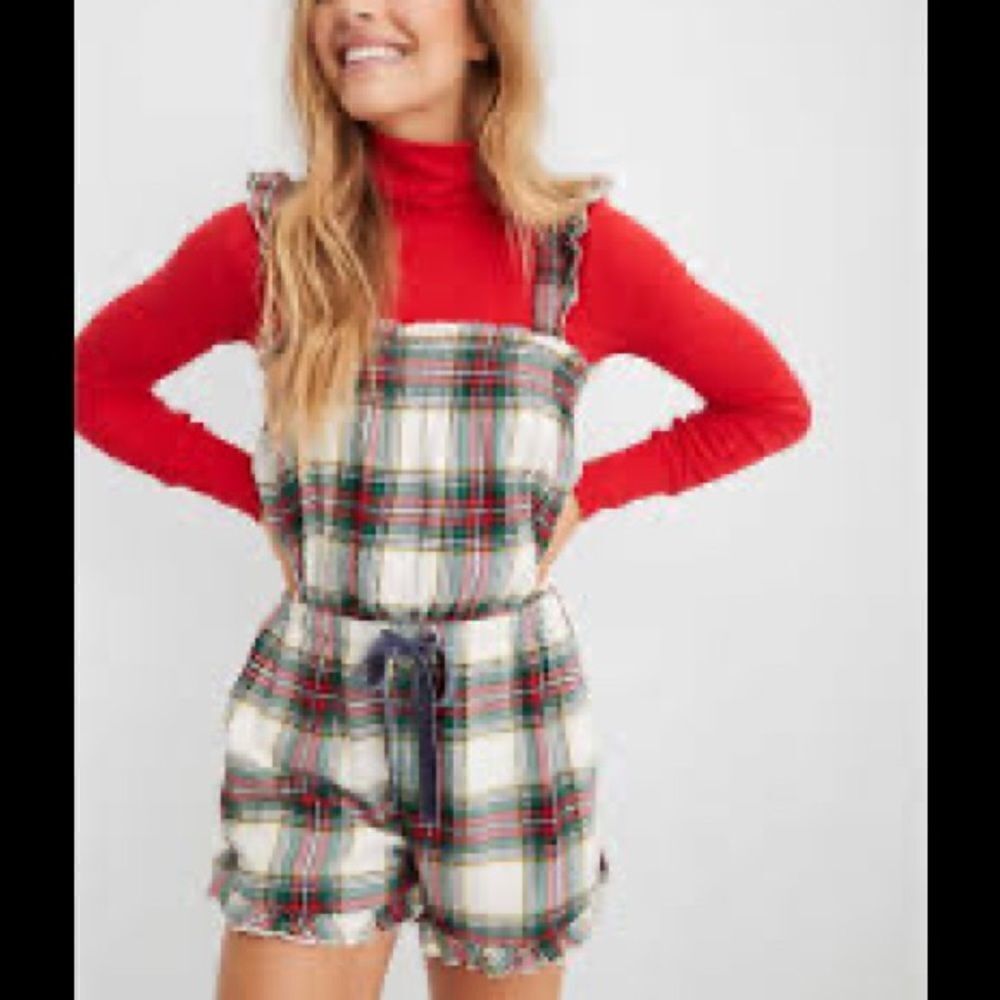 Aerie Plaid Pajamas Small